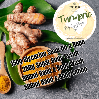 Tru-Care Handmade Turmeric Body Care Pamper Set