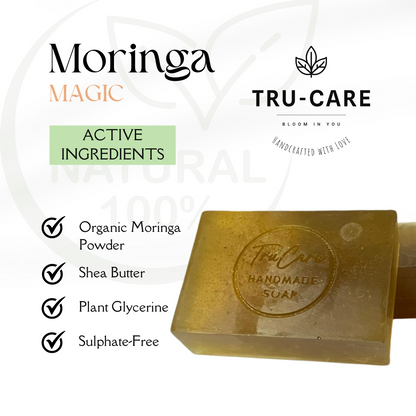 Moringa Magic Glycerine Soap - 120g