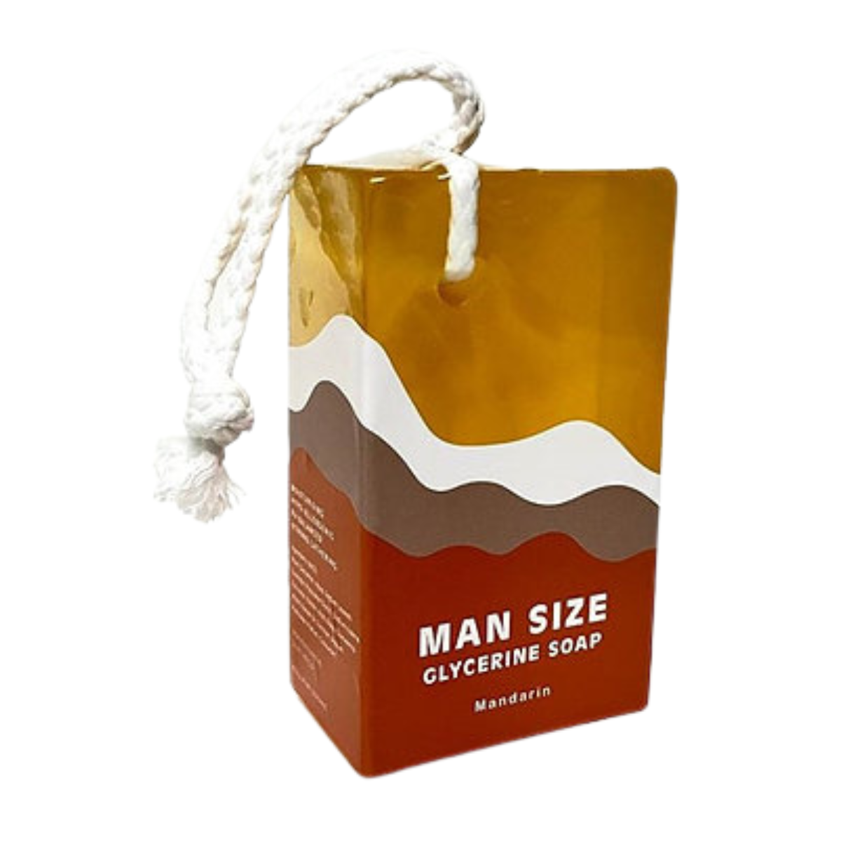 400g Large Hand-Cut Soap Block on a Rope - Vegan, Natural, and Convenient