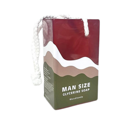 400g Large Hand-Cut Soap Block on a Rope - Vegan, Natural, and Convenient