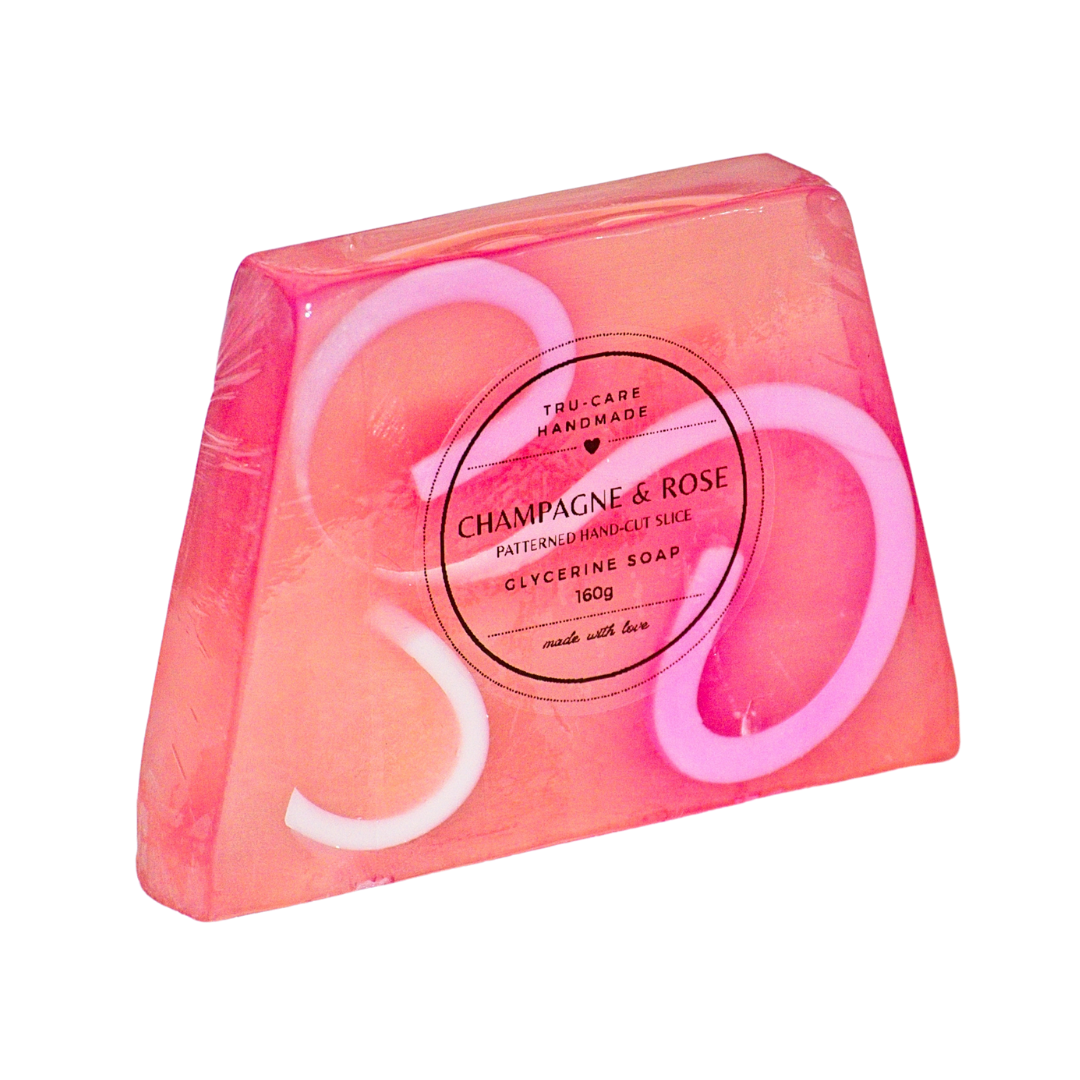 Tru-Care Signature Colourful Patterned Soap Slices (Hand-cut) Approximately 170g per slice.