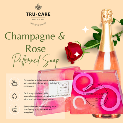 Tru-Care Signature Colourful Patterned Soap Slices (Hand-cut) Approximately 170g per slice.