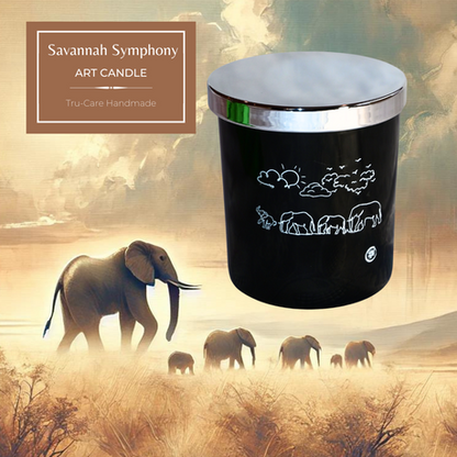 Tru-Care Savannah Symphony Art Candle