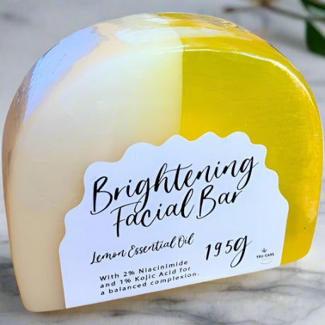 Organic Glycerine Brightening Facial Bar with Niacinimide & Kojic Acid 